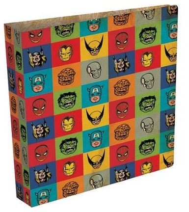 Marvel Comics Ordner A5 Faces Retro