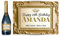 TigerMill Publishing Personalised Gold Effect Champagne Labels for Any Occasion or Event, Birthday, Wedding, Engagement, Anniversary, Hen Night, Christmas, Congratulations etc… (Gold/Gold)