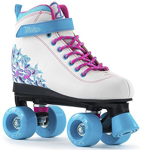 SFR Vision II Quad Skates, white-blue - 29
