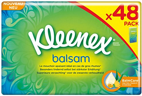 Kleenex Balsam Taschentücher – 48 Packungen