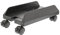 Eurosell - Premium Tower Rollwagen Rollwagen Computer Pc Desktop Ständer mit Rollen Universal Plastik Metall Schwarz Halter Halterung schwarz - ausziehbar Universal Computerständer