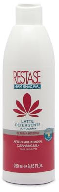 NONAME RESTASE | Leche limpiadora post depilación, 250 ml, con aceite de almendras dulces y vitamina