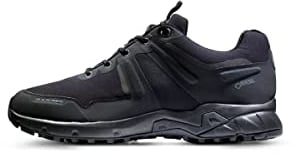 Mammut Ultimate Pro Low GTX Women | Wanderschuhe für Damen, Wasserdichte Sportschuhe für Outdoor, Gore-tex Schuhe, Trekkingschuhe für Leichte Wanderungen, Bergschuhe | Schwarz, 5.5