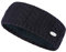AnJuHoPa Damen Strick Stirnband - Winter Haarband mit Ohrwärmer - Gestricktes Cable Knit - Weich gefüttert mit Fleece - Dark Navy