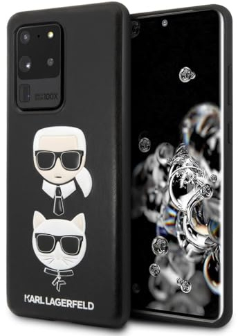 KARL LAGERFELD Karl & Choupette Hülle für S20 Ultra G988 schwarz