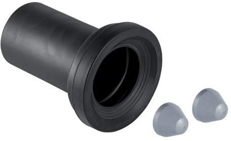 Geberit - Accessoires bâti-support - Manchon de raccordement WC avec manchette et cache-boulons Ø90 -