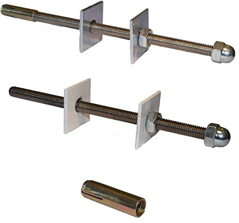 Cast Iron Radiator Stay/Bracket/Tie/Retainer/Fixing White - Anchor Fixing