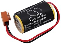 TECHTEK Batteria 1200mAh compatibile con [Panasonic] BR2/3A, BR2/3AE2P, CR17335, CR17335-SE sostituisce BR-2/3A, CR17335 FBA