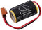 TECHTEK Batterie 1200mAh compatibile con [Panasonic] BR2/3A, BR2/3AE2P, CR17335, CR17335-SE sostituisce BR-2/3A, CR17335 FBA