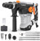 Martello Perforatore 1500W 7J 4 Funzioni in 1 Pulsante, Towallmark RH01 Martello Demolitore 0-920 giri/min, SDS Plus Martello Perforatore per Cemento Armato, Muratura, Piastrelle