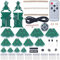MiOYOOW Weihnachtsbaum Elektronik Kit, Flash Schaltkreis DC 4,5 V-5,5 V Musik Weihnachtsbaum mit Weihnachtsstimme für DIY Elektronik Enthusiasten