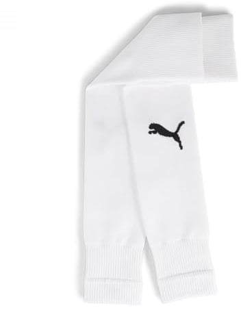 PUMA Teamgoal Chaussettes À Manches De Football, PUMA Blanc-PUMA Noir, 2 EU