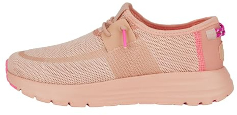 Hey Dude Femme Sirocco W Sport Stripe Basket, Rose Bonbon, 41 EU