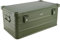 Alubox Alukiste abschließbar E92G OLIVGRÜN - Premium Lagerbox 92 Liter - Materialstärke 1mm - Deckel mit Aluminium Druckguss Stapelecken und Gummidichtung - inklusive Schlösser - lackiert