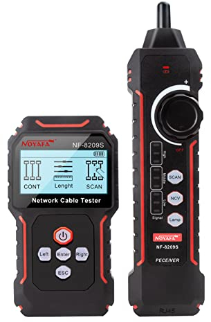 Sunydog NOYAFA NF-8209S POE Wire Checker LCD-Display Längenmessung LAN-Kabel Cat5 Cat6 LAN-Test-Netzwerk-Tool Scan-Kabel-Wiremap-Tester