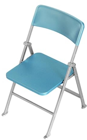 Klappstühle Spielzeug, PVC faltbarer gepolsterter Schreibtischstuhl, langlebiger Spielzeug-Campingstuhl, leichter Miniatur-Klappstuhl Spielzeug, tragbarer Kinderstuhl für Kinder, Babys, Freunde, Mitbe