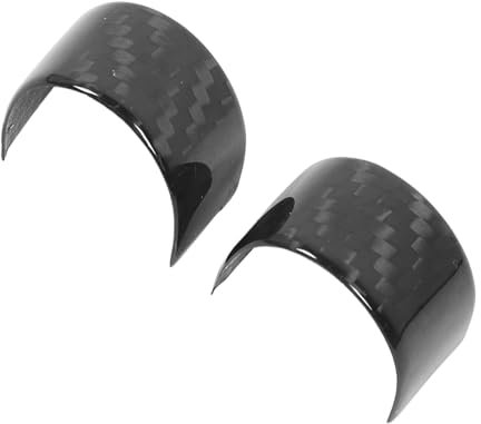 Lenkrad-Top-Markierung, Trockene Kohlefaser, Auto-Lenkrad-Mittellinien-Markierungsaufkleber für 500 2020-2023