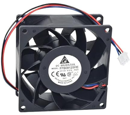 Senlifang Pour Ffb0812she - Roo 8cm Ventilateur De Refroidissement 8038 3 Broches DC12V 0.87a 80 * 80 * 38mm Refroidisseur