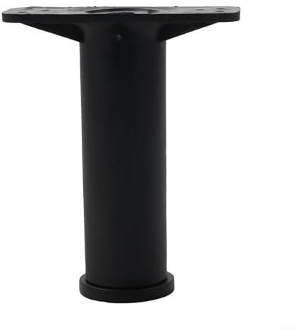 zeroupshop Teleskop-Bettbalkenstütze, Halterung, verstellbare Stützen, Metall-Beine, für Schrank, Sofa, Bett (13–22 cm)