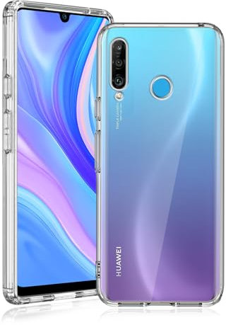 Agedate Hülle für Huawei P30 Lite Handyhülle, Ultra Dünn Transparent Schutzhülle, Weiches Silikon Anti Vergilbung Schutz, Slim Stoßfeste Kratzfest Case Cover