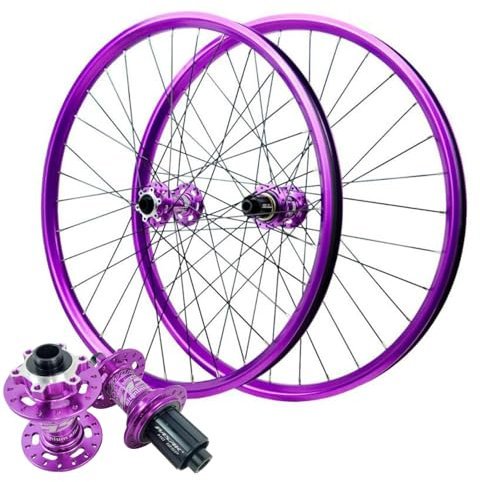 LJPZYOY Mountainbike-Radsatz 26 27,5 29 Zoll, Aluminiumlegierung 32 Löcher vorne 2 hinten 4 Lager 6 Klauenturmbasis 12-Gang Steckachse Radsatz (HG, 29 Zoll)