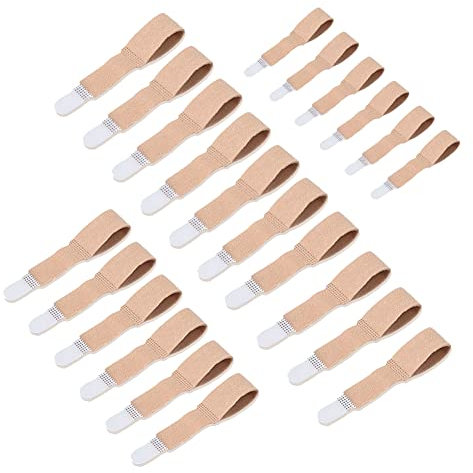 Losueeun 20 Toe Finger Straightener Hammer Tape Hallux Valgus Corrector Bandage Toe Separator Splint Wraps Foot Care Supplies