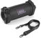 Silikonhülle Tragetasche Case Tasche Hülle für JBL Flip 7 Bluetooth Portabler Lautsprecher, Mit abnehmbarem Riemen für Fahrrad Golf Cart Geländer (Schwarz)