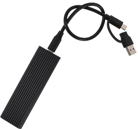 Gadpiparty Externes Nvme SSD Gehäuse aus Aluminiumlegierung USB C 3.1 Gen 2 Dual Protokoll für M.2 Ssds