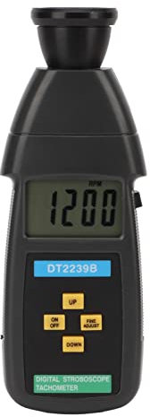 DT2239B Tachymètre de Stroboscope Non, Tachomètre Flash Numérique LCD pour L'entretien Industriel