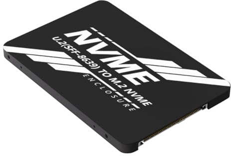 Nihcora 2-In-1 M.2 NVME PCI-E/NGFF SSD to U.2 SFF-8639 Combo Adapter Replacement for Desktop PC