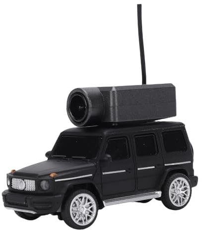 Bewinner Mini -RC -Auto mit HD FPV Kamera, 1/64 Fernbedienungs Drift Auto mit Umgebungslichtern 3 Geschwindigkeitsmodi, 1/64 RC App Steuerungsfoto Videoübertragung für