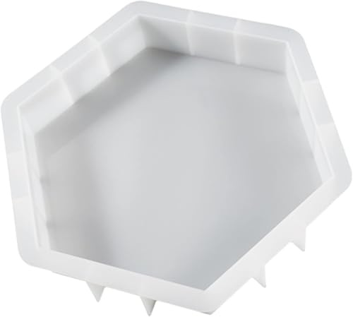 Stampo in resina esagonale in silicone per conservare fiori, regali di nozze e San Valentino (taglia L)