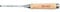 Connex COX861006 Stechbeitel mit Ulmer Heft aus Weißbuche und Chrom-Vanadium-Klinge mit Seitenfase, Breite 6 mm