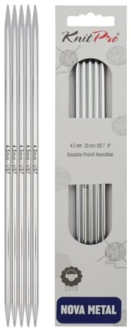 KnitPro Nova Double Pointed Needles 8 (20cm) | 4.50mm