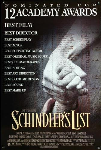 Posters Schindlers Liste Filmplakat 28 cm x43cm 11inx17in