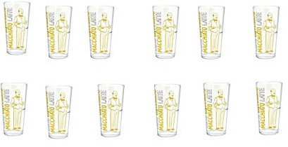 Latte Macchiato Glas 12er Set von James Premium® Neues Design 2022