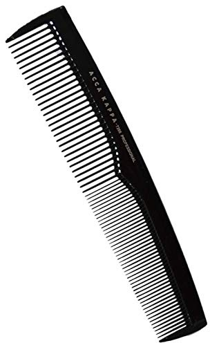 Acca Kappa Professioneller Friseurkamm mit dichten Zähnen, Größe M 7208