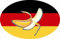 U24 Autoaufkleber Bananenrepublik Deutschland Oval 10 x 6,5 cm
