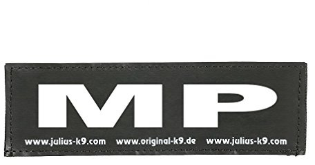 Interchangeable Patches, 1 pair, MP, Size: Small, Black