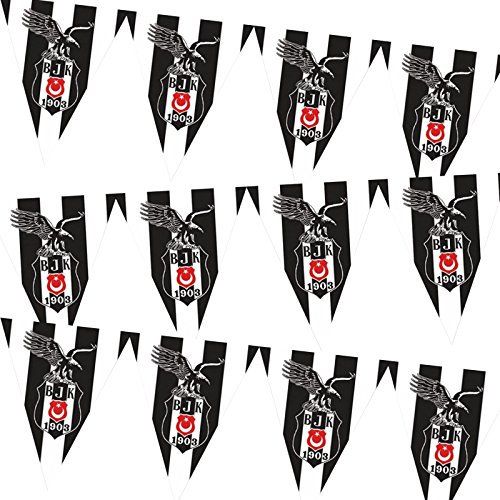 Besiktas Istanbul Party Wimpel Flagge Fahne - Geburtstagsfeier Feier