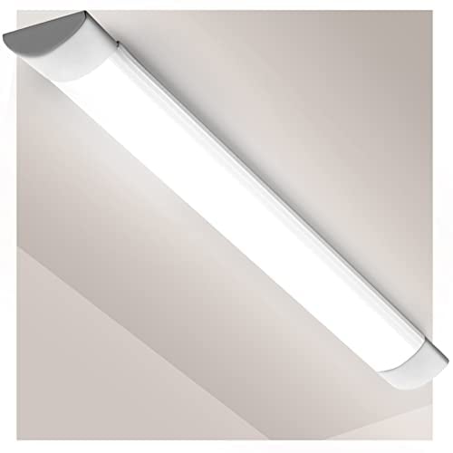 Viugreum 40W LED Deckenleucht Röhre Licht 120CM, mit 4800LM in Warmweiß 3200K, 130° Abstrahlwinkel für Badzimmer Wohnzimmer Küche Garage Lager Werkstatt