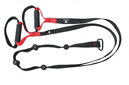 Sveltus Hängegurte, Unisex, Erwachsene, Schwarz/Rot