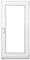 Premium Kunststofffenster Von Komforta - Kellerfenster Weiß Argon Isoglas BxH: 450 x 1200 mm Garagenfenster/Gartenhaus Fenster BxH: 45 x 120 cm 3-fach Verglast Din Rechts Funktion Dreh Kipp Fenster