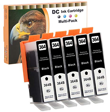D&C 5X 30ml Black Druckerpatronen Kompatibel für HP 364 XL für HP Photosmart B209c B210 B210a B210b B210c B210e B410 B410a B410c B8550 C309a C309g C309n C310a C410 C410a C410b C410c C410d C410e C510