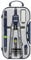 Idena 20065 - Set compas, 5 pièces, avec mine de rechange pour compas, porte-mine, mines de rechange pour crayon (HB), gomme, 1 set