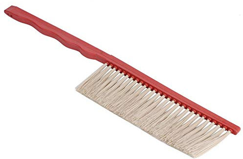 TOPINCN 2 Stücke Einreihige Bienenstock Biene Weiche Bürste Imkerei Reinigungswerkzeug mit Kunststoffgriff für Bienenstock MEHRWEG VERPACKUNG