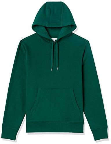 Amazon Essentials Felpa con Cappuccio, Non Apribile, Disponibile in Taglie Big & Tall Uomo, Verde Bosco, M