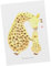 Mr. & Mrs. Panda Postkarte Giraffe Kind - Geschenk, Mama, Lieblingsmensch, Einladungskarte, Wildtiere, Afrika, Einladung, Ansichtskarten,