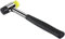 Bahob® High Quality Rubber Mallet Hammer 25mm Dual Head Nylon Black Plastic Coated Grip