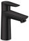 hansgrohe Talis E Modern Install Easy Clean 1-Griff 1-Loch 15,2 cm hoch Waschbecken matt schwarz, 71710671 Badezimmerarmatur